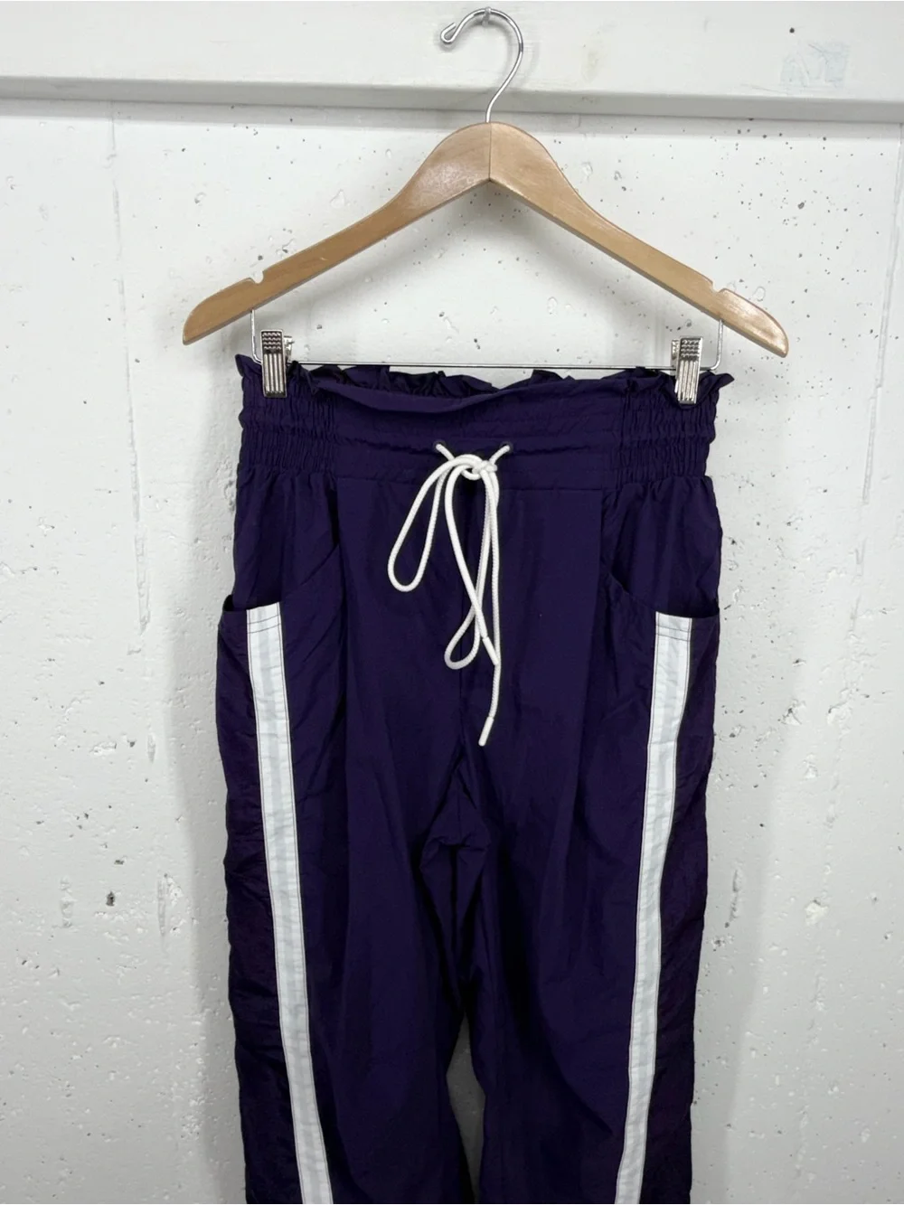 Free People FP Movement Size Small Champ Is Here Purple Athletic Pants